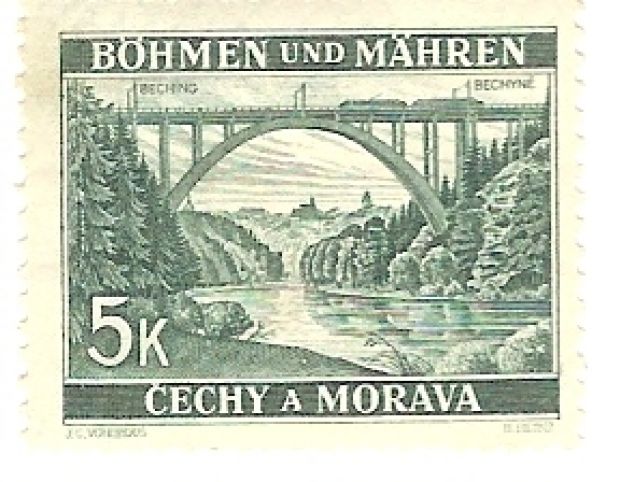 5 Kronenbriefmarke